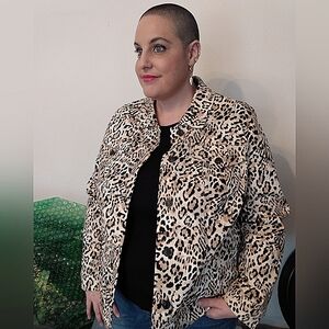 Chico's leopard jean style L-XL